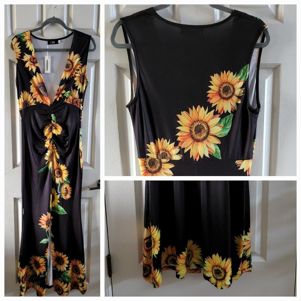 SUNFLOWER MAXI DRESS